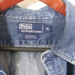 Polo Ralph Lauren 100% cotton knit denim Long Slee